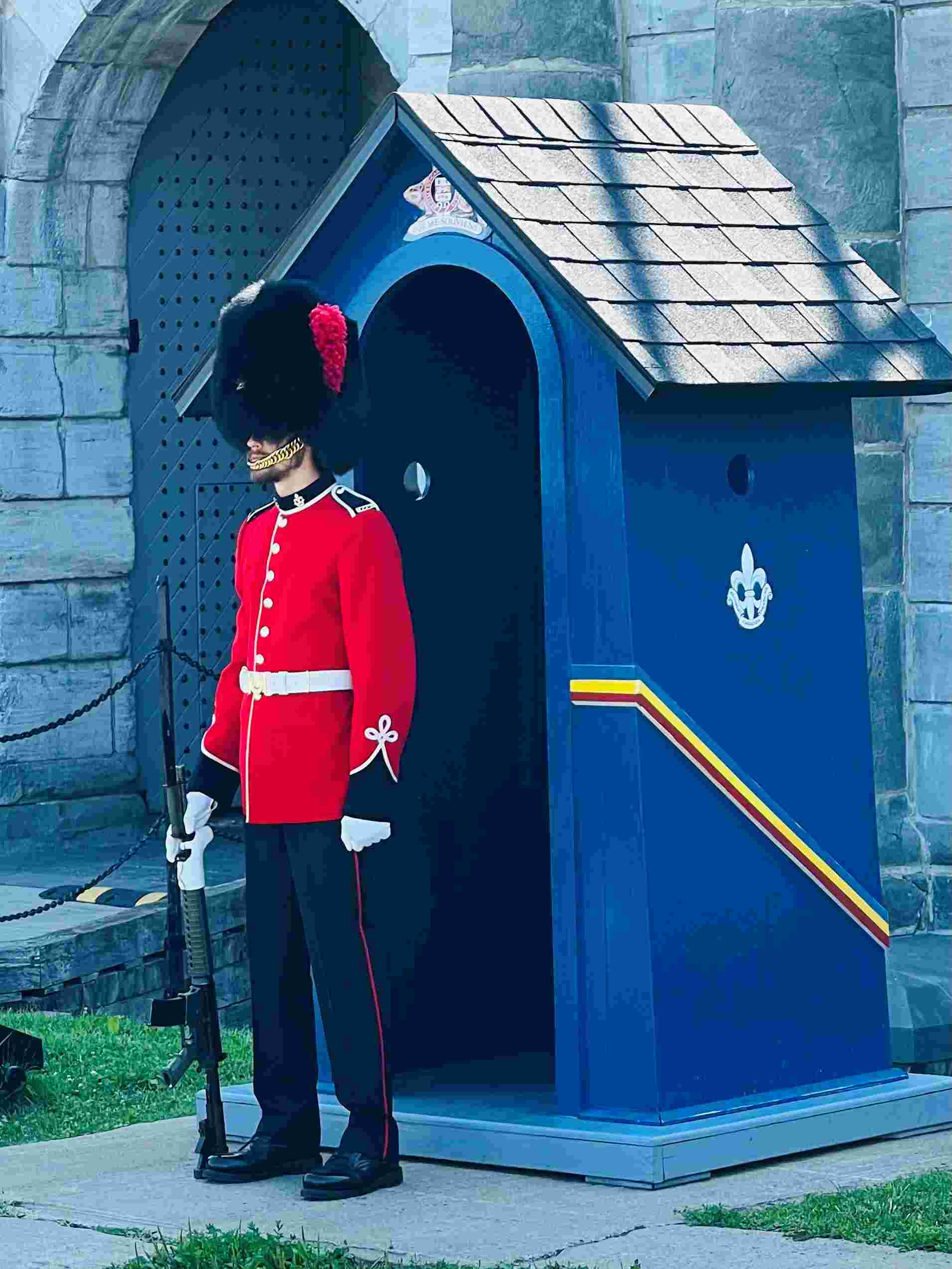 Planning a trip to Canada guard at the citadel